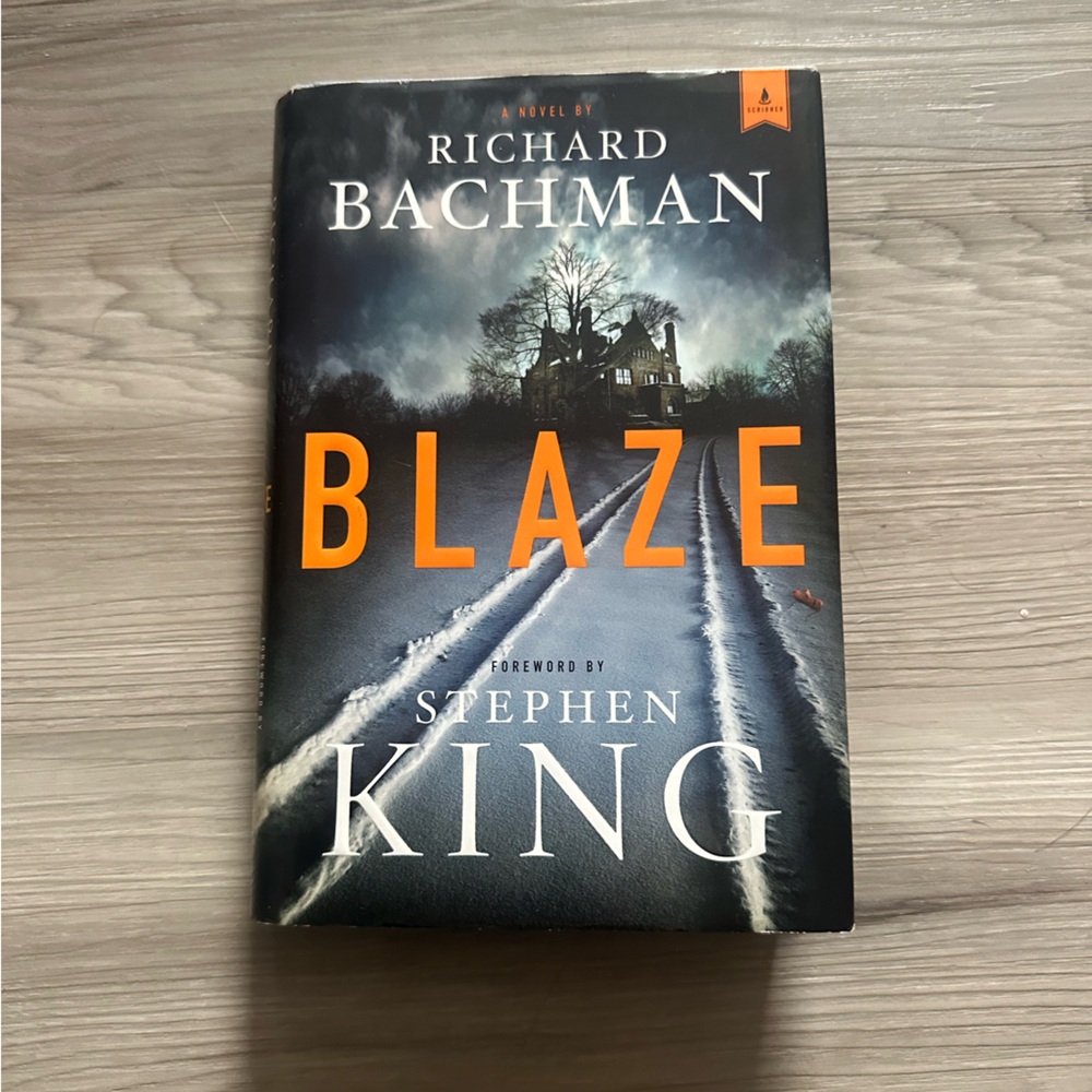 Blaze by Stephen King Hardcover Book